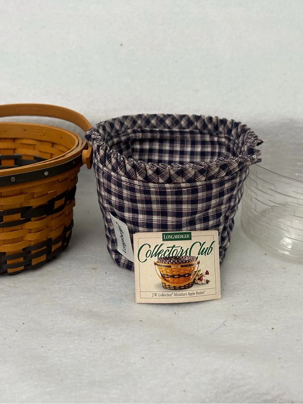 Longaberger 1998 J.W. Collection Miniature Apple Basket